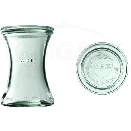 Sklenice WECK Delikates 370 ml s víčkem 6 ks