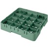 Koš Camrack 16 pozic, výška sklenice 27,8 cm - Zelená