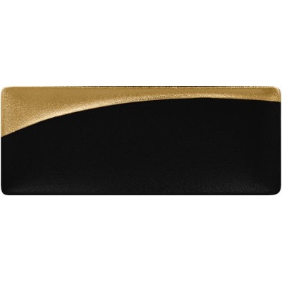 RAK Metalfusion talíř obdélníkový 32 × 12,5 cm, zlatý | RAK-MFMORP32GB