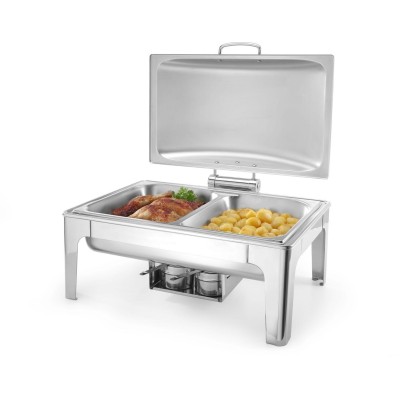 Chafing GN 1/1 saténový vzhled, HENDI, Profi Line, 9L, 570x430x(H)290mm