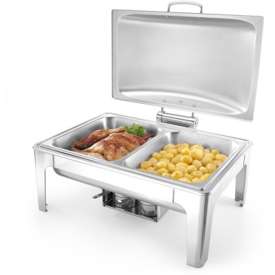 Chafing GN 1/1 saténový vzhled, HENDI, Profi Line, 9L, 570x430x(H)290mm