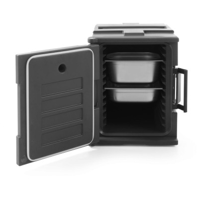 Termoizolační gastronádoba 2x GN 1/1 200 mm, AmerBox, 477x680x(H)620mm