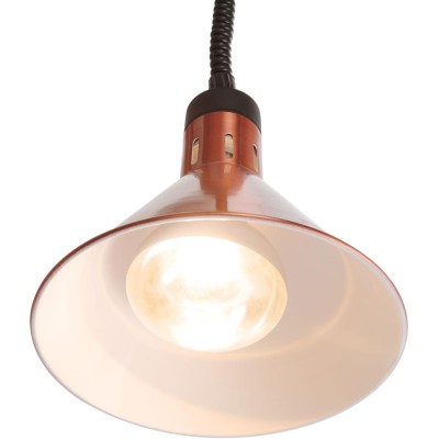 Kuželová tepelná lampa Rise and Fall, HENDI, Měděná, 230V/250W, ⌀275x(H)250mm