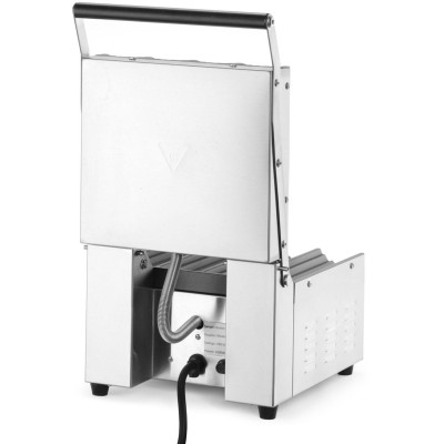 Kontaktní gril na párek v rohlíku a wrapy, HENDI, 220-240V/1800W, 385x285x(H)254mm