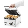 Kontaktní gril na párek v rohlíku a wrapy, HENDI, 230V/1800W, 385x285x(H)254mm