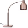 Pružná tepelná lampa, HENDI, Měděná, 230V/250W, 268x203x(H)660mm