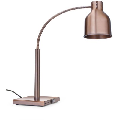 Pružná tepelná lampa, HENDI, Měděná, 220-240V/250W, 268x203x(H)660mm