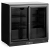 Barová chladnička s dvojitými posuvnými dveřmi, Arktic, 158L, Černá, 230V/160W, 520x900x(H)870mm