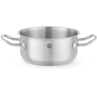 Nízká nádoba na dušení - bez víka, HENDI, Kitchen Line, 1,4L, ⌀160x(H)75mm