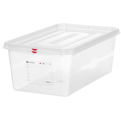 Nádoba GN 1/1, polypropylen, HENDI, GN 1/1, 28L, Průhledná, 530x325x(H)200mm