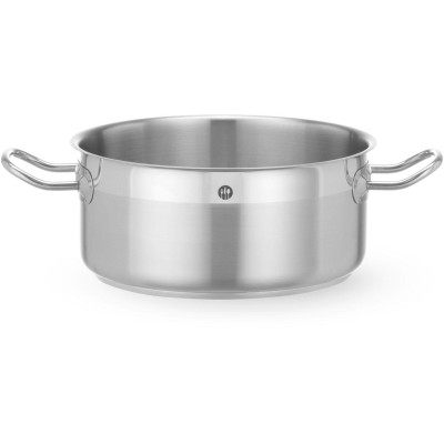Pánev na dušení nízká, bez víka, HENDI, Profi Line, 4,7L, ⌀240x(H)105mm