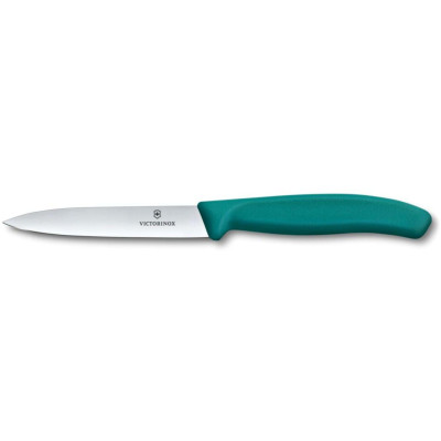Nůž na zeleninu hladký, Victorinox, Zelená, (L)212mm