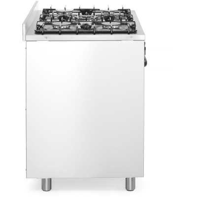 Plynový sporák - 5 hořáků s elektrickou troubou, HENDI, Kitchen Line, Stříbrná, 230V/2900W, 14,3kW, 900x653x(H)900mm