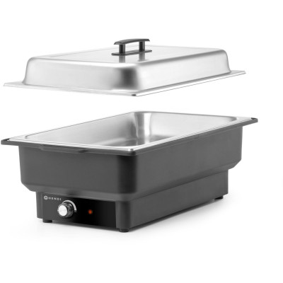 Chafing dish elektrický Tellano, HENDI, Kitchen Line, GN 1/1, 9L, 230V/900W, 575x349x(H)278mm