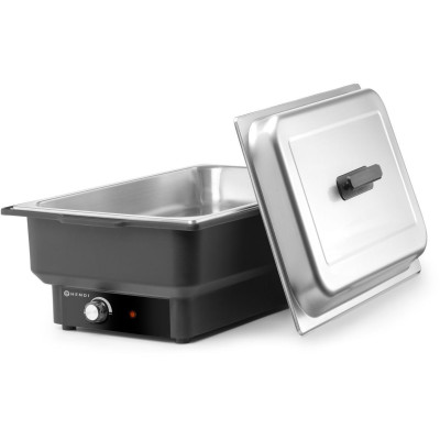 Chafing dish elektrický Tellano, HENDI, Kitchen Line, GN 1/1, 9L, 230V/900W, 575x349x(H)278mm