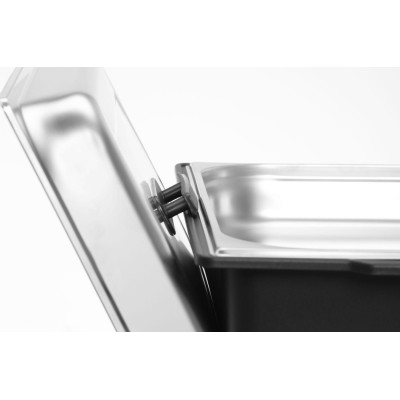 Chafing dish elektrický Tellano, HENDI, Kitchen Line, GN 1/1, 9L, 230V/900W, 575x349x(H)278mm