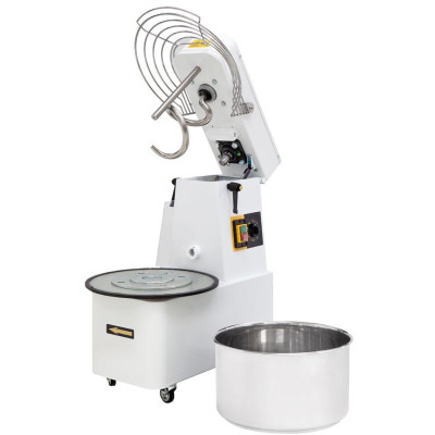 Spirálový mixér s odnímatelnou dvourychlostní mísou, 22 l, Prismafood, 56 kg/h, 22L, 400V/1100W, 390x670x(H)735mm