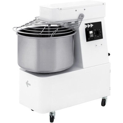 Spirálový mixér s pevnou mísou a nádobou, 10 l, Prismafood, 35 kg/h, 230V/370W, 290x590x(H)580mm