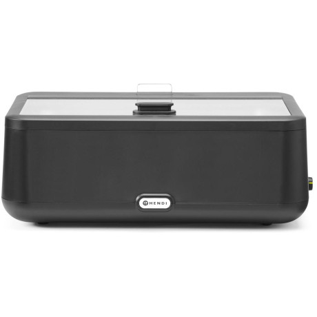 Chafing dish UNIQ, analogové ovládání, HENDI, GN 1/1, Černá, 230V/700W, 627x398x(H)248mm