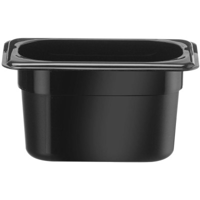 Nádoba GN 1/9, HENDI, Kitchen Line, GN 1/9, 0,8L, Černá, 175x107x(H)100mm