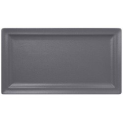 RAK Talíř obdélný 38 × 21 cm, šedá | RAK-NFCLRP38GY