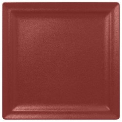 RAK Talíř mělký čtvercový 30 cm, tmavě červená | RAK-NFCLSP30DR