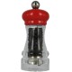 HIP HOP mlýnek na pepř transparentní červený, 11cm