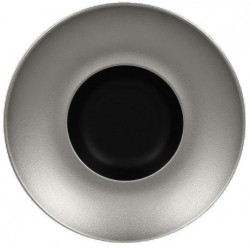 Metalfusion talíř hluboký Gourmet pr. 26 cm, černo-stříbrný