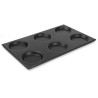 Tácek se 6 formami, Convectomat Pancake, HENDI, GN 1/1, 530x325x(H)29mm