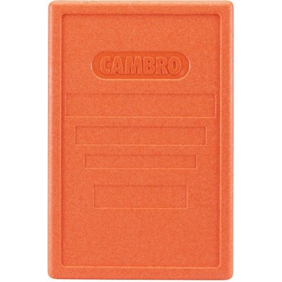 Víko pro termoizolační boxy Cam GoBox® s horním plněním, oranžové, 600x400x(H)34mm