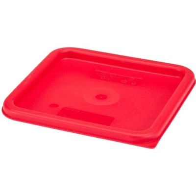 Víko pro nádobu CamSquare® společnosti CAMBRO, pro nádoby o objemu 5,7 litru a 7,6 litru, červené, Červená, 227x227x(H)16mm