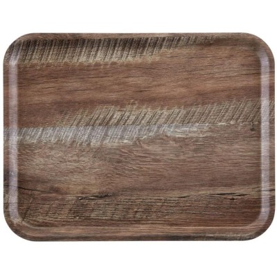 Servírovací tác Capri, tmavý dub, Tmavé dřevo, 330x430x(H)mm