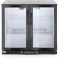 Barová lednice s dvojtými dveřmi 200 l, 2/10˚C, 220-240V/160W, R600a, 900x500x(H)900mm